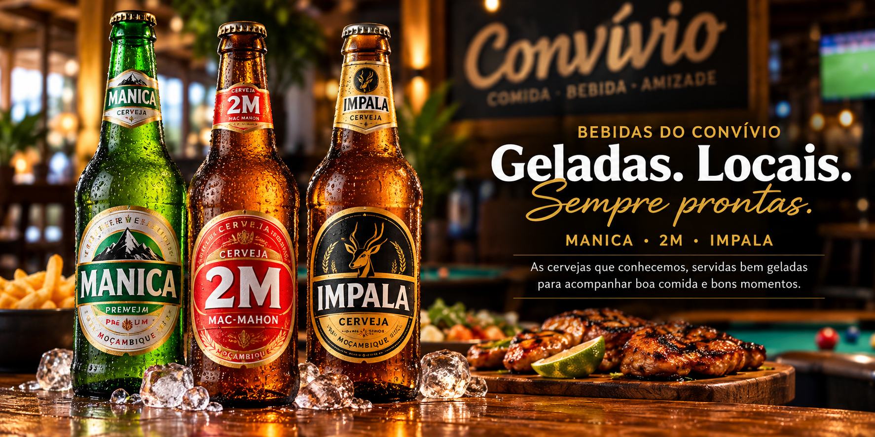 Cervejas locais no Convívio